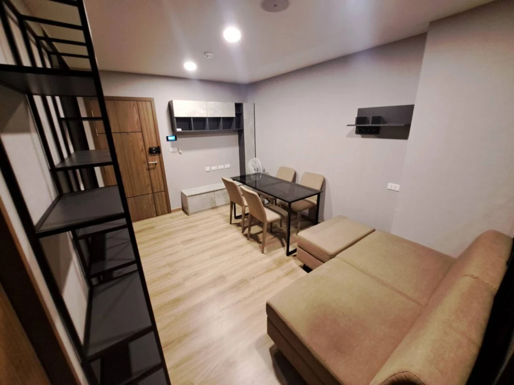 For rent: The Cube Loft Ladprao 107, 5th floor unit, next to the fire escape, fully furnished. Grab it now!