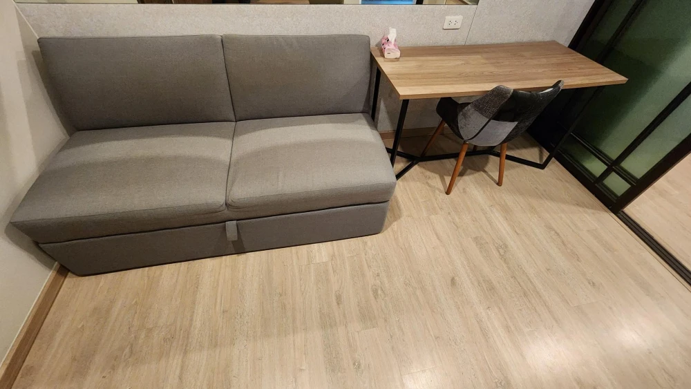 For rent THE CUBE NORTH Chaengwattana 12, swimming pool view, clearly separated rooms. You will regret it if you miss it.