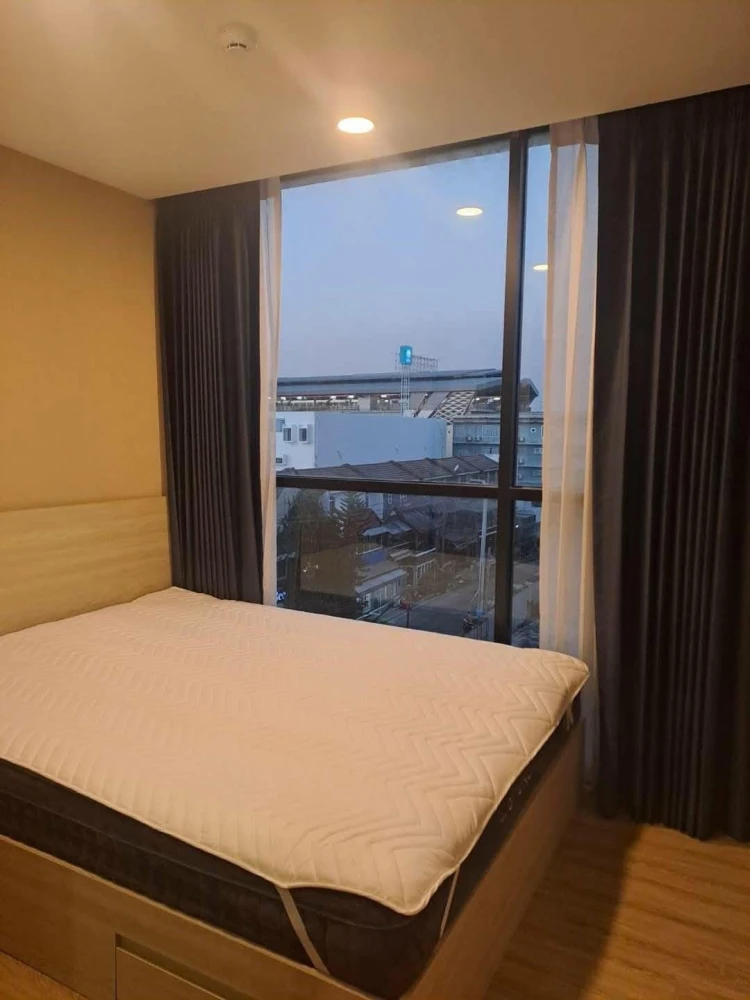 For rent: The Cube South Chaengwattana 15/1, 5th floor, fully furnished room, nice to live in, book now, don't miss out.