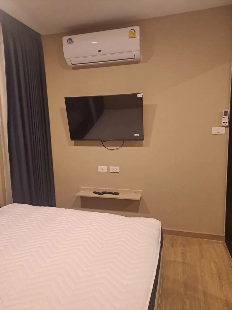 For rent: The Cube South Chaengwattana 15/1, 5th floor, fully furnished room, nice to live in, book now, don't miss out.