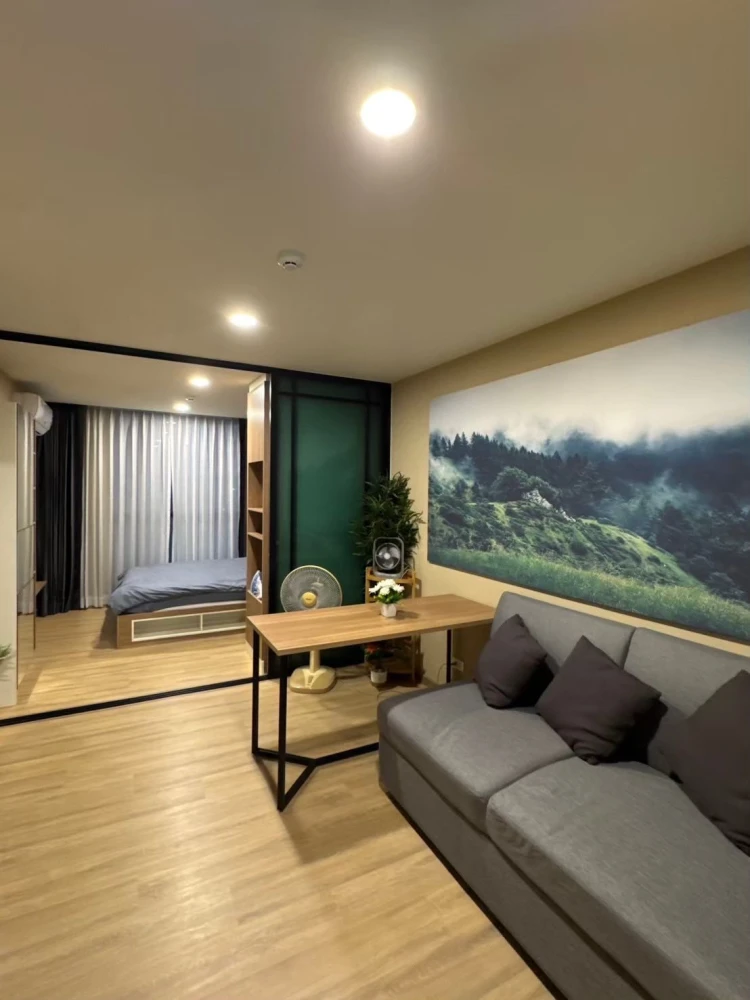 For rent: The Cube South Chaengwattana 15/1. Nice room, fully furnished + appliances included. Book now!