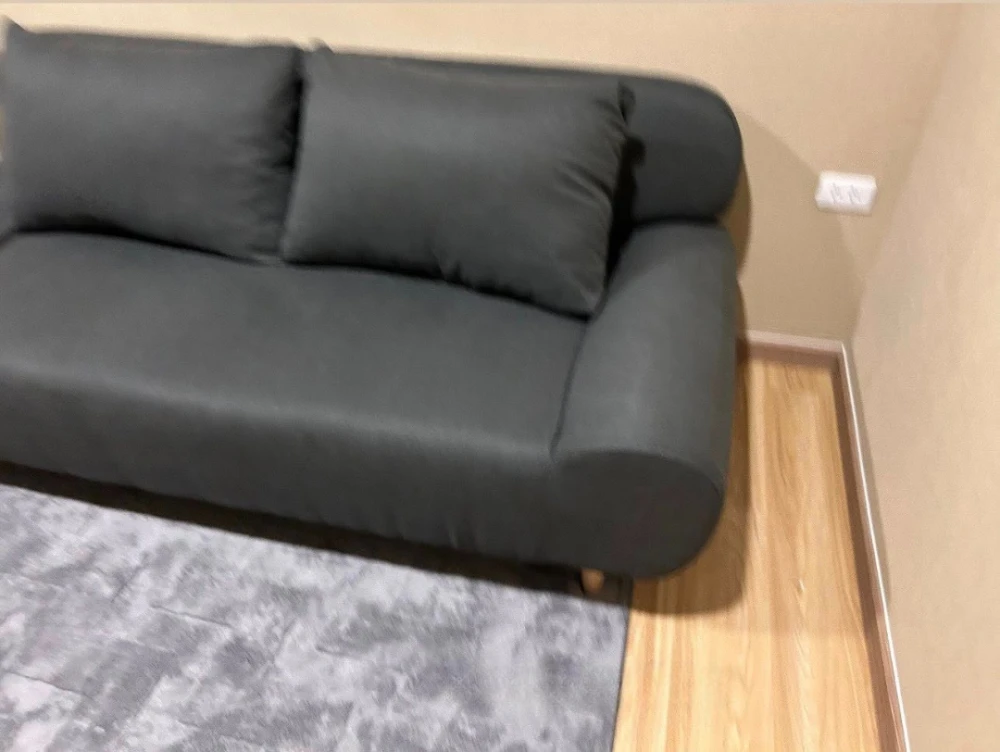 For rent: The Cube South Chaengwattana 15/1. Features a sliding glass door separating the bedroom area and is fully furnished. Just bring your belongi