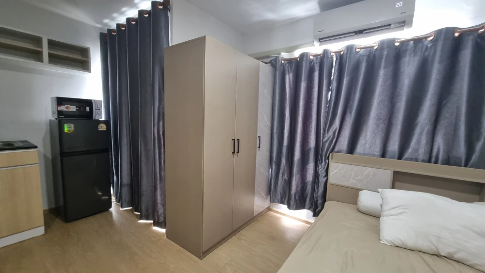 For rent: The Diamond Nawa Nakhon-Taladthai, 7th floor, nice room, fully furnished, reserve now, hurry!