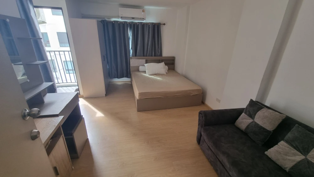 For rent: The Diamond Nawa Nakhon-Taladthai, 7th floor, nice room, fully furnished, reserve now, hurry!