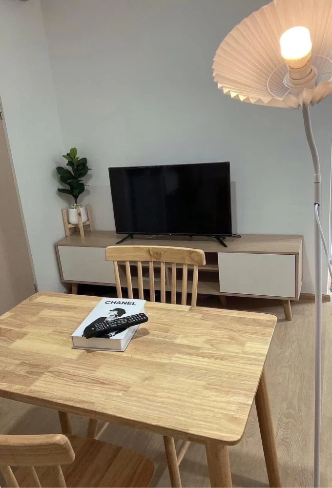 For rent: The Diamond Nawa Nakhon-Taladthai, 8th floor, nice room, fully furnished, book now, don't wait.
