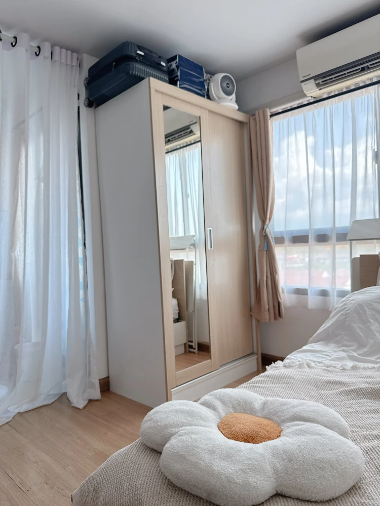 Rooms for rent at The Diamond Nawa Nakhon-Taladthai. Comfortable rooms at affordable prices, fully furnished. Book now!