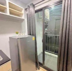 For rent: The Diamond Nawa Nakhon-Taladthai, fully furnished room, ready to move in. Interested? Book now, don't wait.