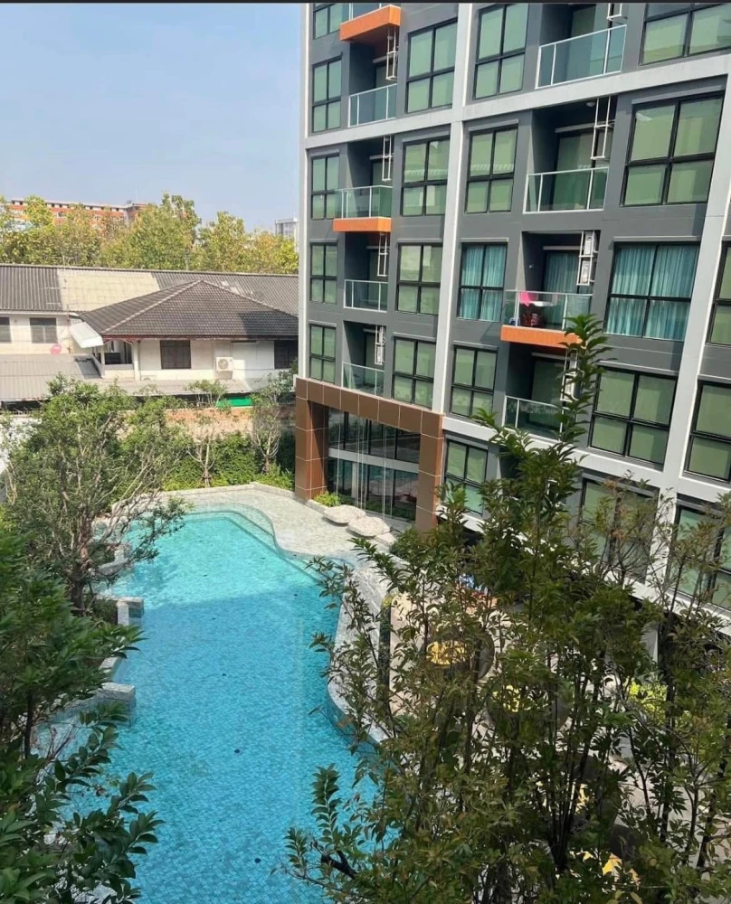 For rent: The Excel Ratchada 18, ready to move in, fully furnished, book now, don't miss out!