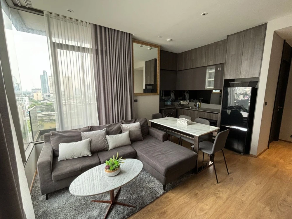 For rent: The FINE Bangkok Thonglor-Ekamai, 2 bedrooms, fully furnished, ready to move in, book now, urgently.
