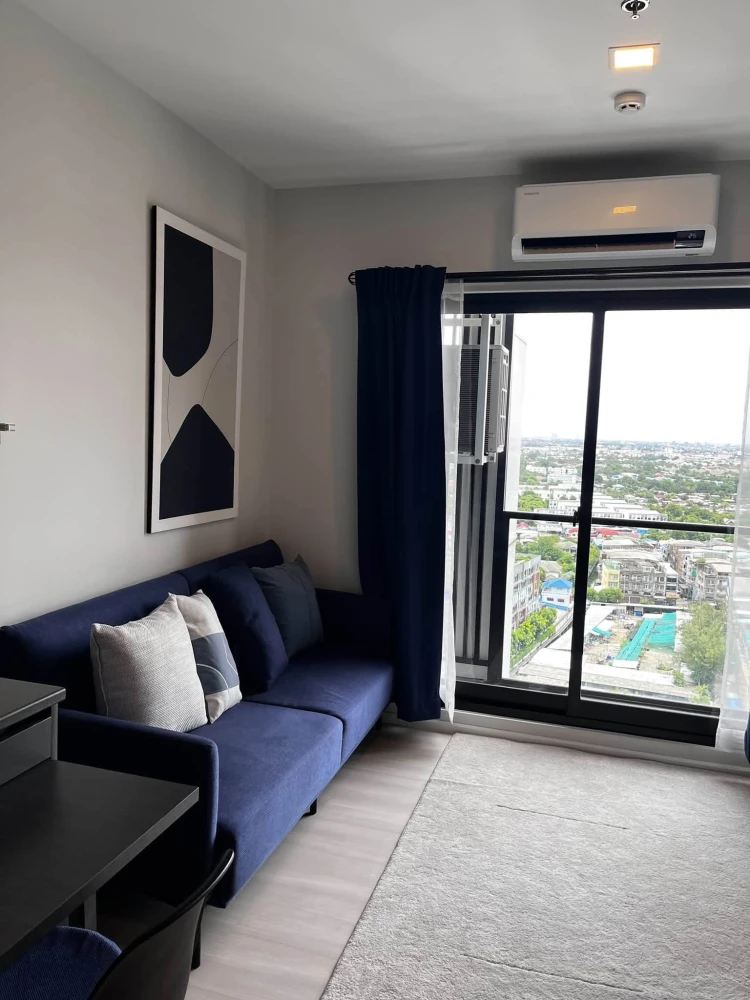 For rent: The Key MRT Phetkasem 48, fully furnished unit with stunning high-floor views and convenient transportation. Book now!