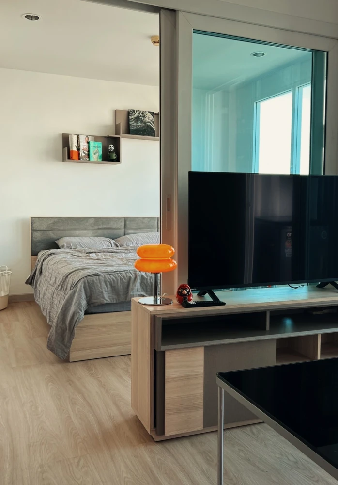 For rent: The Key Phahon Yothin (Phahon Yothin 34), fully furnished room with quality furniture, ready, don't wait.