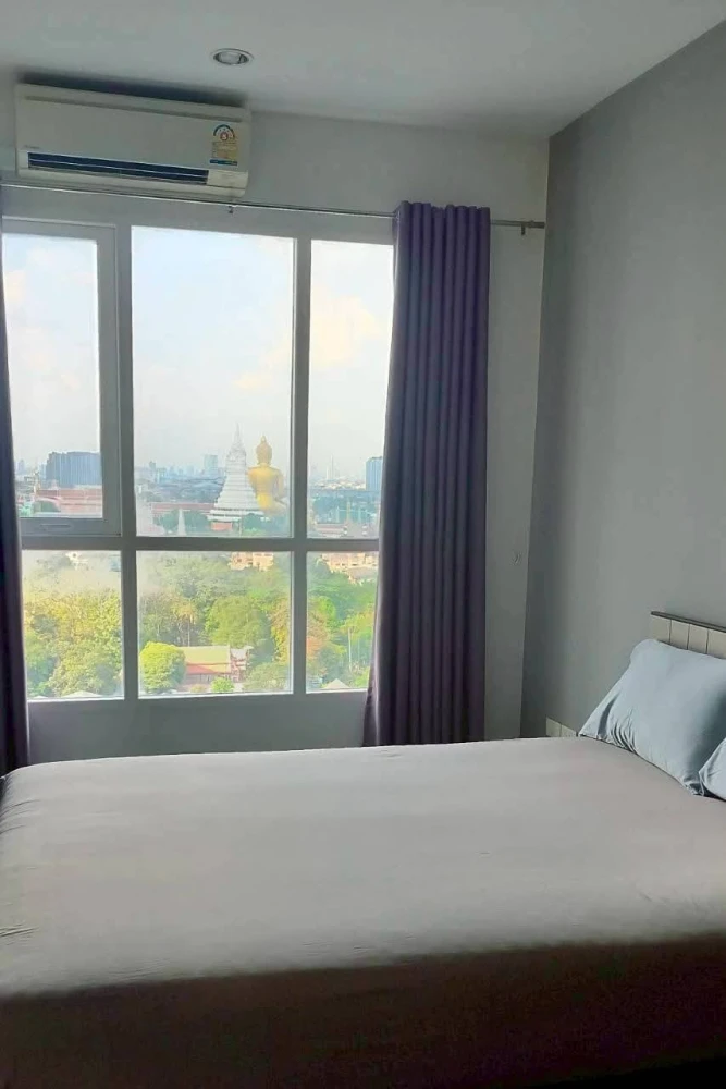 For rent: The Key Wutthakat, 12th floor, great view, fully furnished with appliances. Don't miss out!