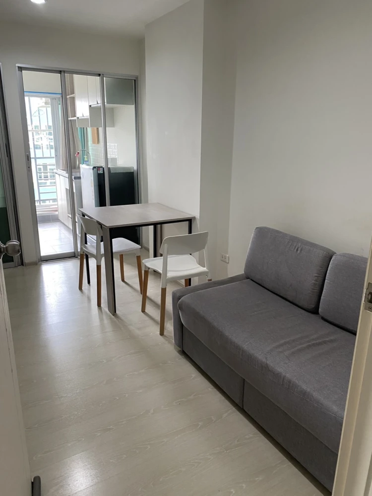 For rent: The Kith Plus Phahonyothin Khukot, 8th floor, partitioned room, fully furnished, nice to live in, book now, don't miss out.