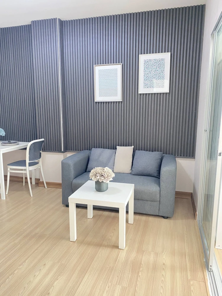 For rent: The Kith Sukhumvit 113, Building B, 7th floor, with balcony, fully furnished, ready to move in. Can you not reserve it?