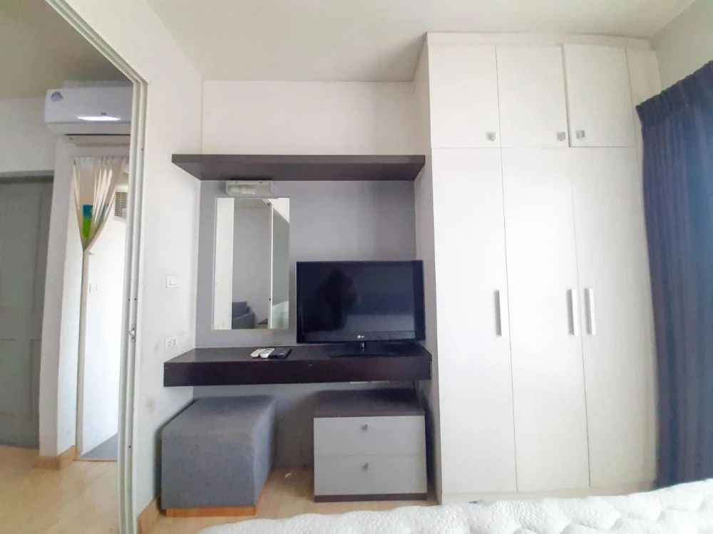 For rent: The Leaf Pattanakarn, 15th floor, nice room, fully furnished, book now, hurry!