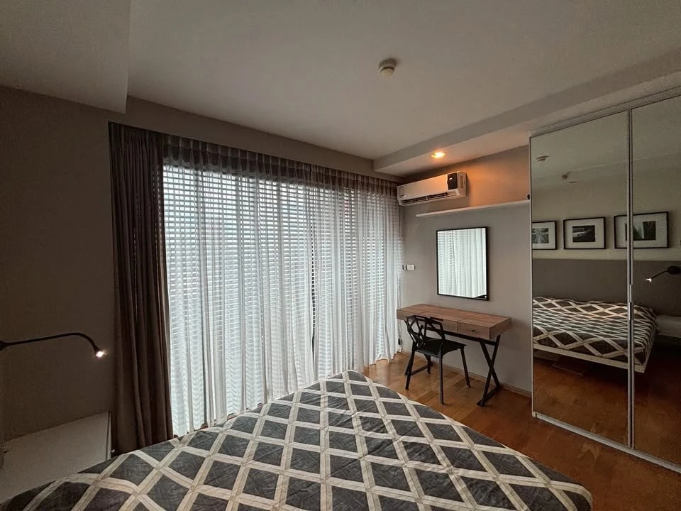 For rent: The Line Phahonyothin Park, high floor, ready to move in, fully furnished, spacious room, comfortable to live in, reserve now.