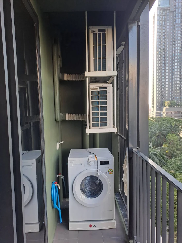 For rent: The Line Phahonyothin Park, North-facing unit, prime location, 7th floor, fully furnished. Book now!
