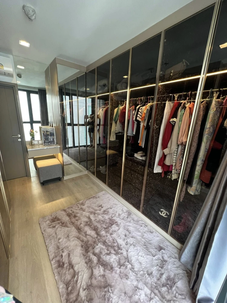 For rent or sale: THE LINE Phahonyothin Park, a comfortable room, elegant and fully furnished, spacious and comfortable. Reserve now!