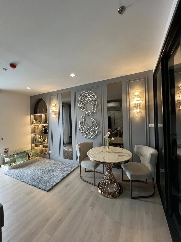 For rent or sale: THE LINE Phahonyothin Park, a comfortable room, elegant and fully furnished, spacious and comfortable. Reserve now!