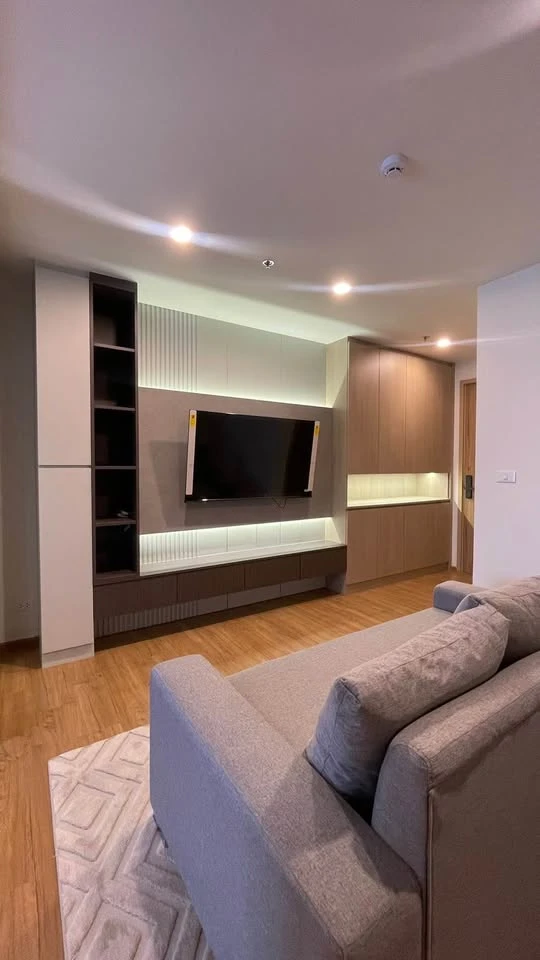 For rent THE LINE Phahonyothin Park, ready to move in, furnished, just bring your bag+++