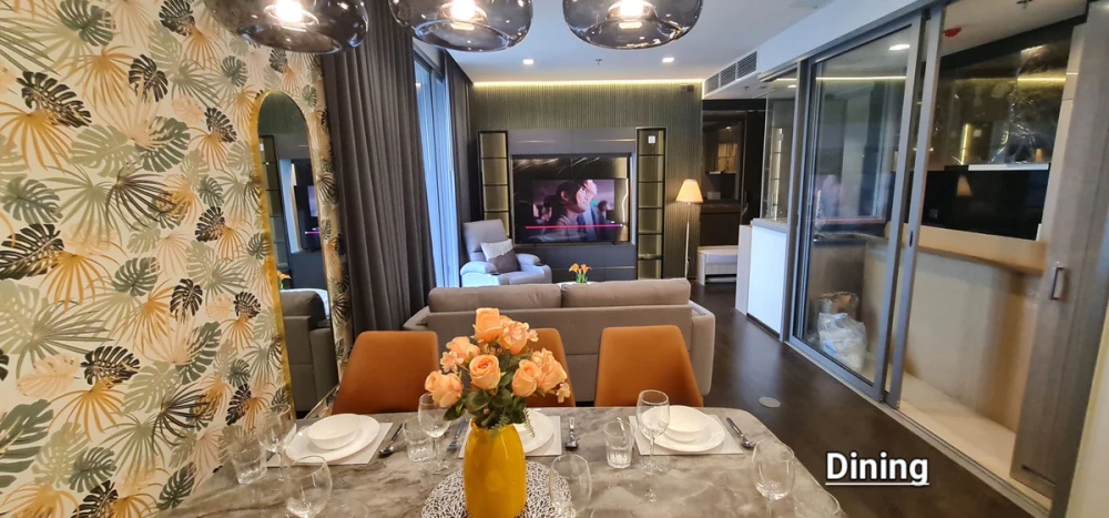 For rent: The Line Ratchathewi, 34th floor, fully furnished, very livable. Book now! (Hurry!)