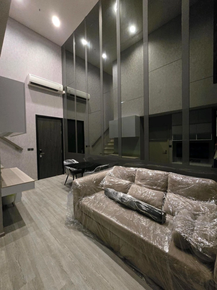 For rent: The Line Sukhumvit 101, 21st floor, river view, fully furnished, nice to live in, reserve now, hurry!