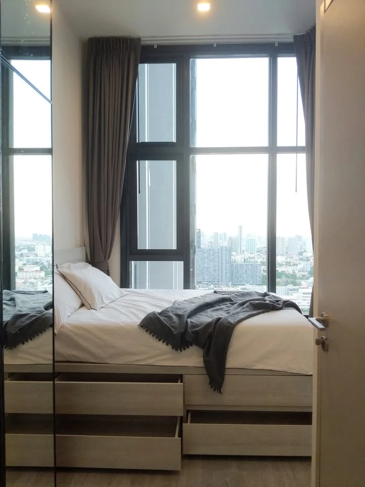 For rent: The Line Sukhumvit 101, a nice room, good location, fully furnished and equipped. Don't miss it!