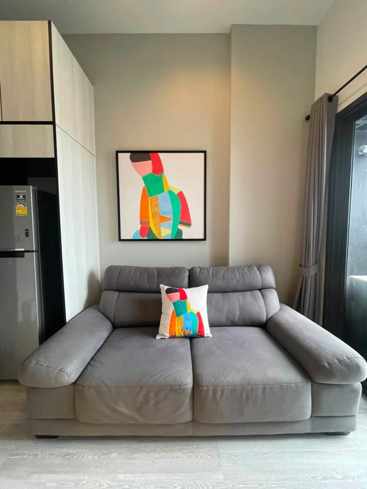 For rent: The Line Sukhumvit 101, beautiful view, fully furnished with appliances. Just bring your suitcase and move in!