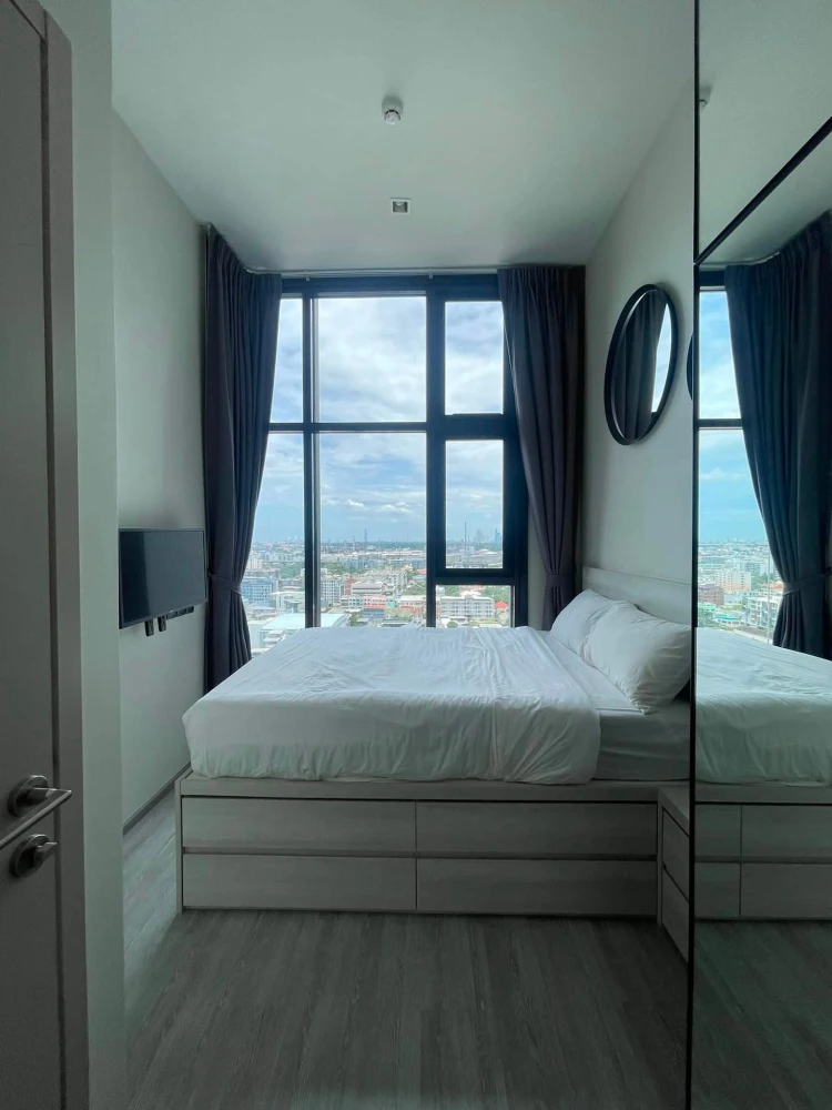 For rent: The Line Sukhumvit 101, beautiful view, fully furnished with appliances. Just bring your suitcase and move in!