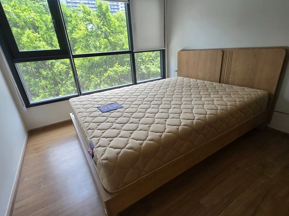 For rent: The Line Vibe, 3rd floor, garden view, trees blocking the view, open the curtains for a private view, you will regret it if you miss it.
