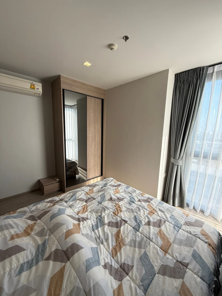 For rent: THE LINE Wongsawang, ready to move in, fully furnished, high floor with good ventilation, very livable. Book now!