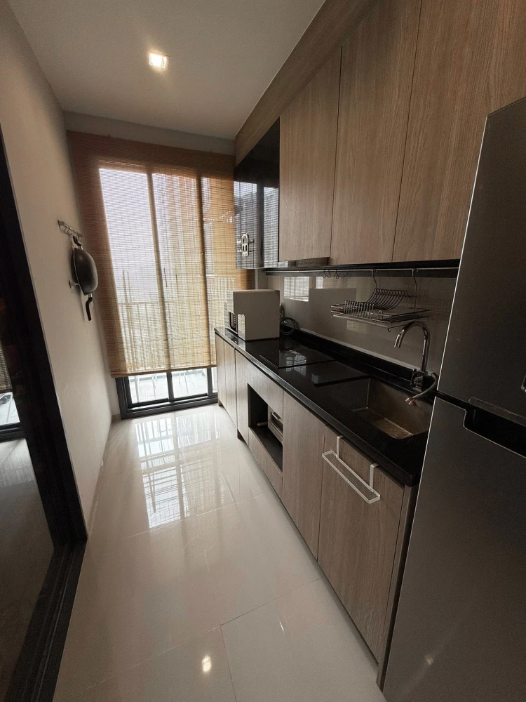 For rent: THE LINE Wongsawang, ready to move in, fully furnished, high floor with good ventilation, very livable. Book now!