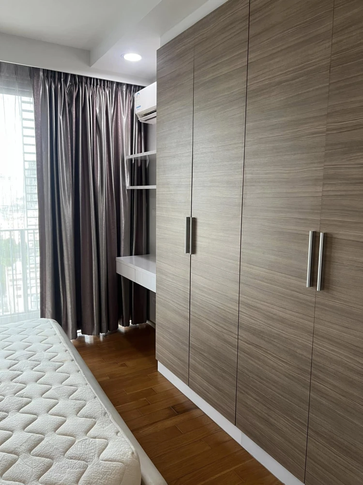 For rent: The Line Phahon Yothin Park, very spacious usable area, with beautiful wallpaper, ready, don't wait, book now.