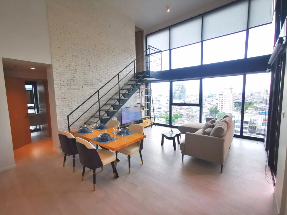 For rent: The Lofts Silom, high floor, fully furnished, reserve now!