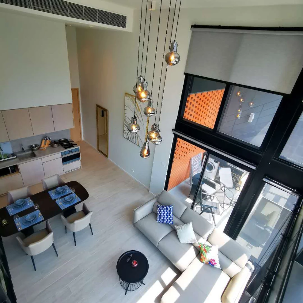 The Lofts Silom for rent, duplex room with 2 bedrooms, full facilities, hurry and reserve now!