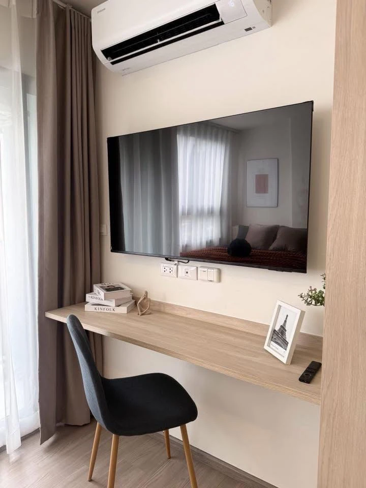 For rent: The Muve Pradipat, 1 bedroom, 1 bathroom, decorated in a cool theme, good location, fully furnished, reserve now!