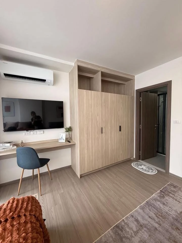 For rent: The Muve Pradipat, 1 bedroom, 1 bathroom, decorated in a cool theme, good location, fully furnished, reserve now!