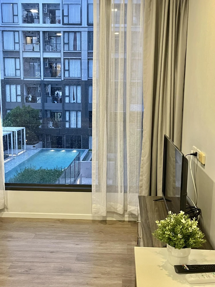 For rent: The Nest Sukhumvit 64, 1 bedroom, 1 bathroom, fully furnished. Good like this, hurry and reserve now.
