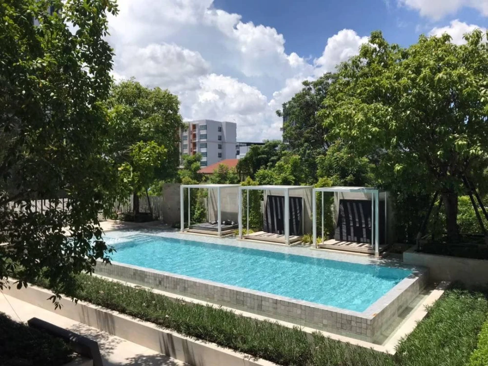 For rent: The Nest Sukhumvit 64, 1 bedroom, 1 bathroom, fully furnished. Good like this, hurry and reserve now.