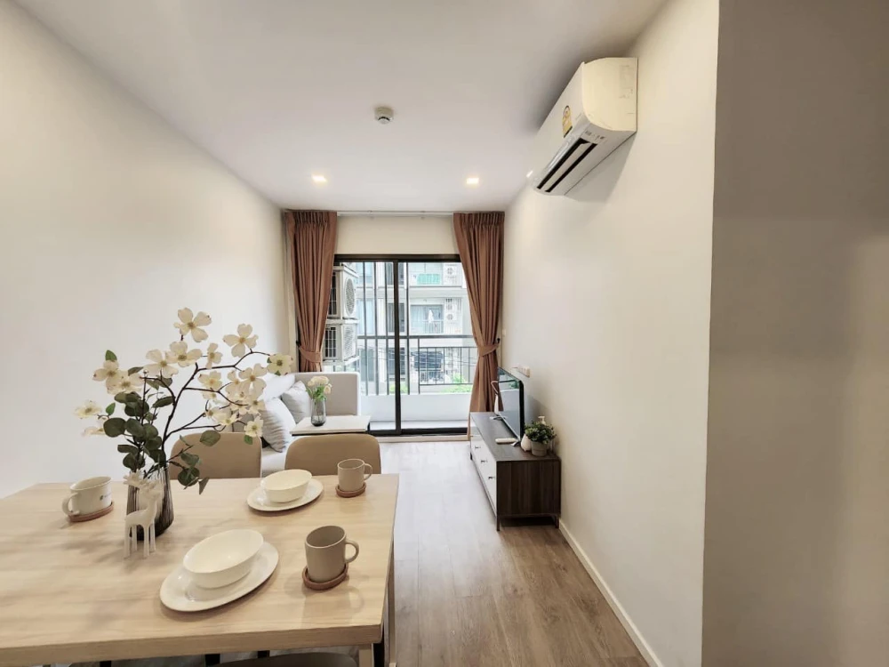 For rent: The Nest Sukhumvit 64, 1 bedroom, 1 bathroom, fully furnished. Good like this, hurry and reserve now.