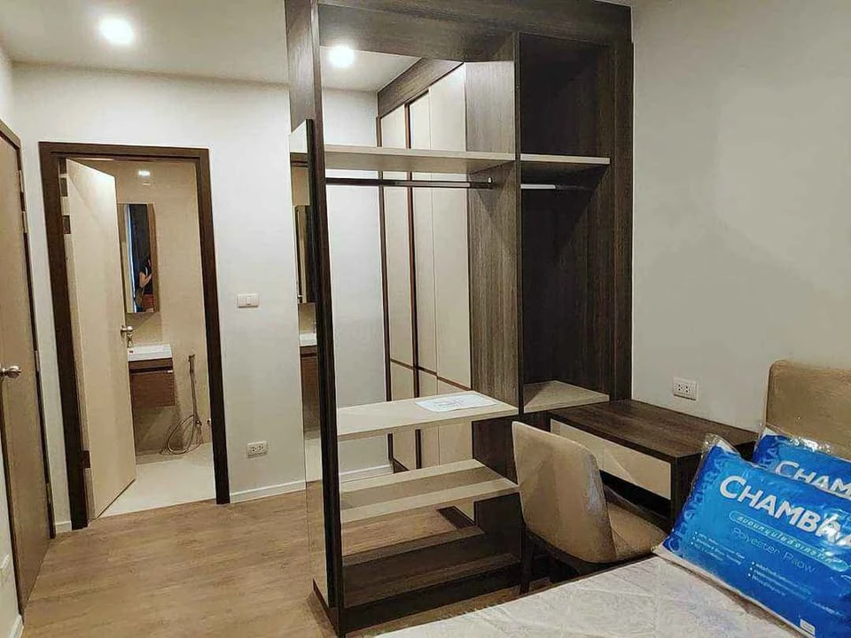 ให้เช่า The Nest Sukhumvit 64 ตกแต่งสไตล์โมเดิร์น เฟอร์ครบ หิ้วกระเป๋าใบเดียวเข้าอยู่ได้เลย