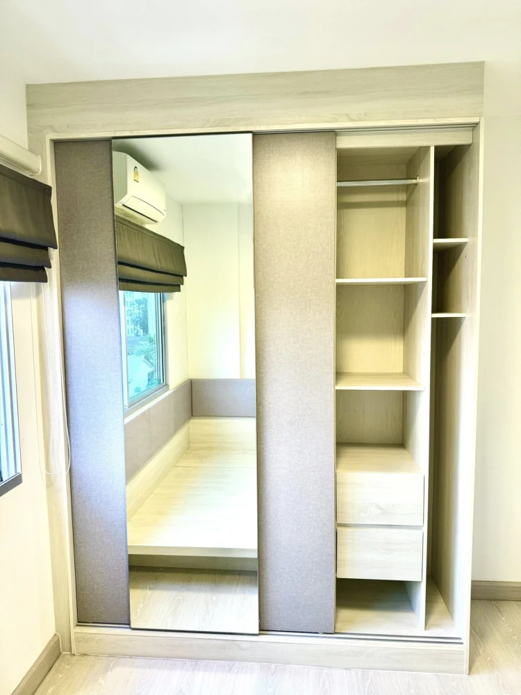 For rent: The Niche ID Rama 2, 1 bedroom, 1 bathroom, complete with amenities and common areas. Hurry and reserve now!
