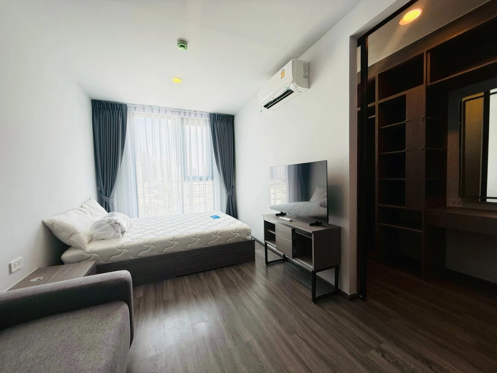 For rent: THE ORIGIN Ladprao 15, 8th floor, city view, fully furnished. Book now! Don't miss out!