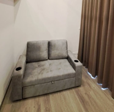 For rent: The Origin Ladprao-Bangkapi, 4th floor, fully furnished room, ready to move in, reserve now, urgently.