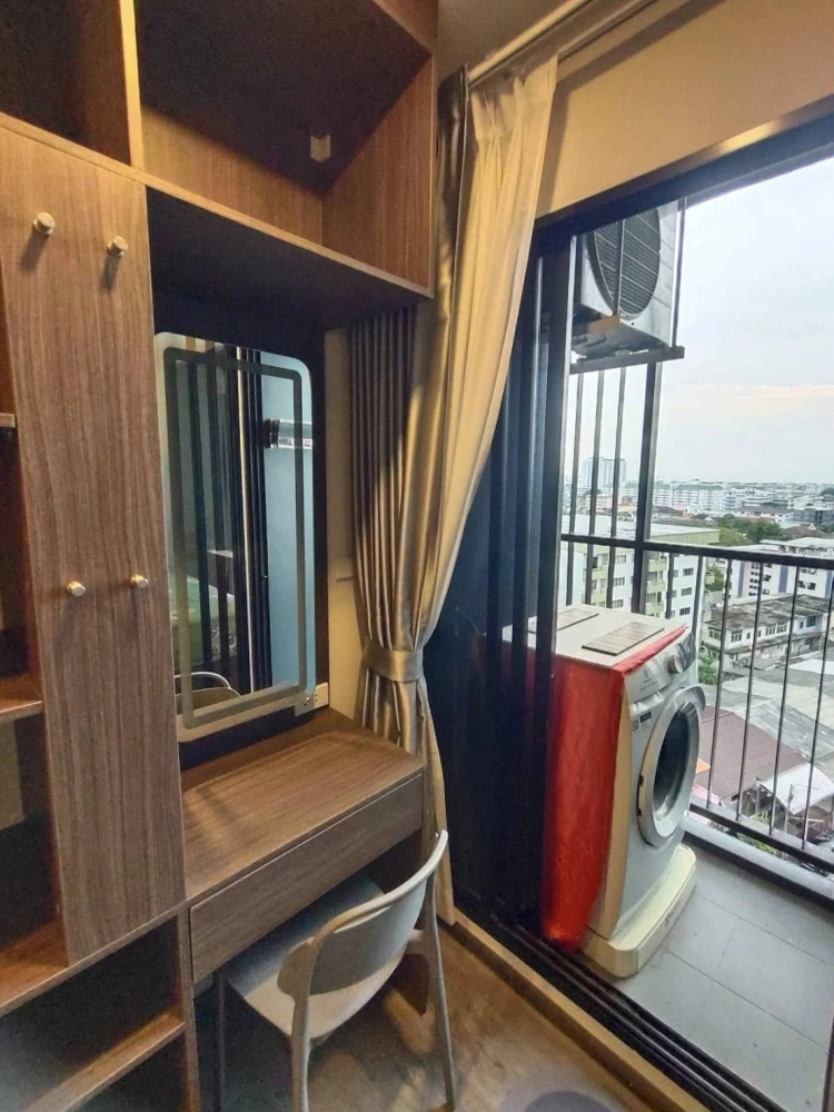 For rent: The Origin Ladprao-Bangkapi, 8th floor, near the elevator. Not hot, breezy. Don't miss out!