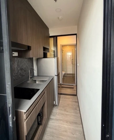 For Rent: The Origin Ladprao-Bangkapi, 9th floor. A lovely, fully furnished unit—book now if interested.