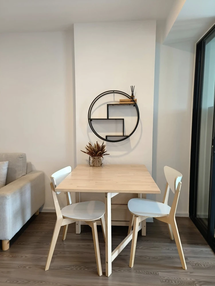For rent: The Origin Phahol - Saphanmai, nice room, high floor, furnished + appliances ready, reserve now.