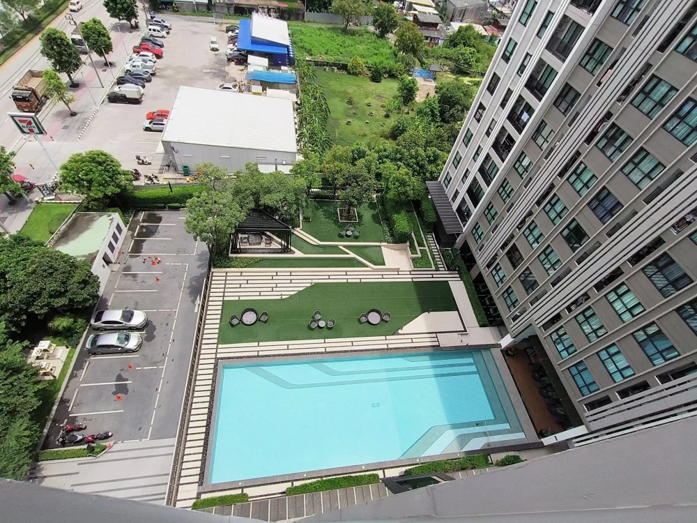 For rent: The Origin Phahol - Saphanmai, nice room, high floor, furnished + appliances ready, reserve now.