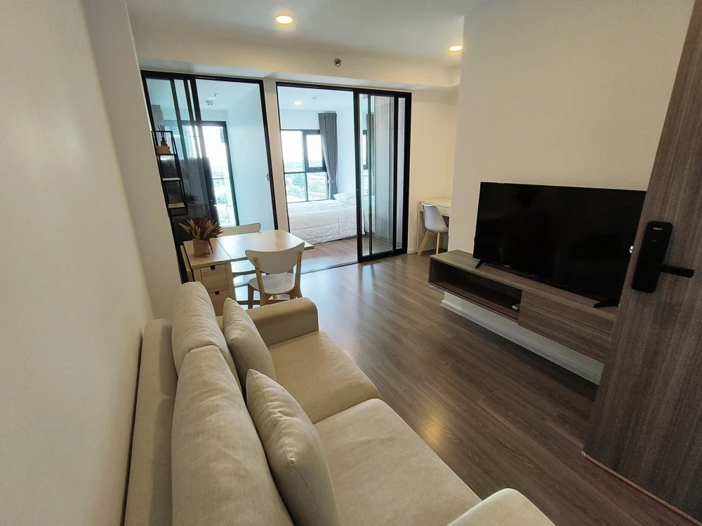 For rent: The Origin Phahol - Saphanmai, nice room, high floor, furnished + appliances ready, reserve now.