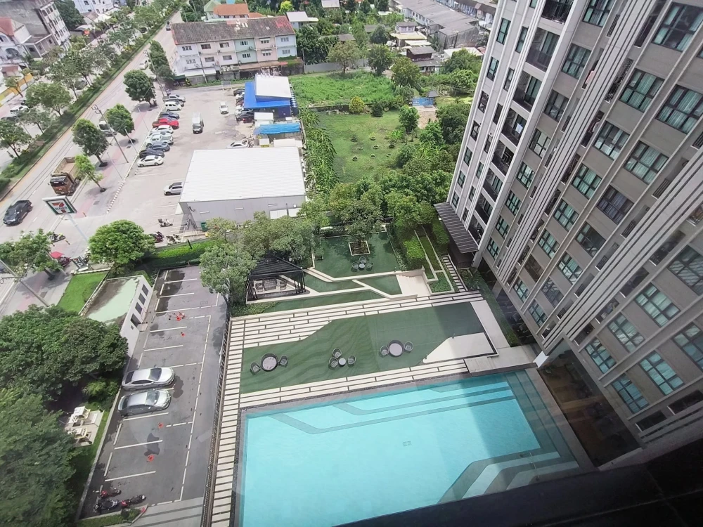 For rent: The Origin Phahol - Saphanmai, nice room, high floor, furnished + appliances ready, reserve now.